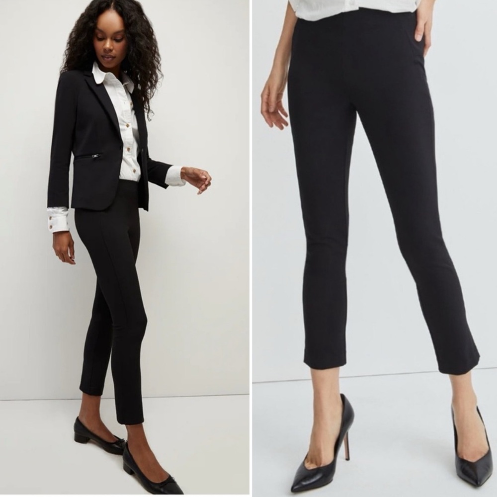 Veronica Beard Black Slim Fit Pants